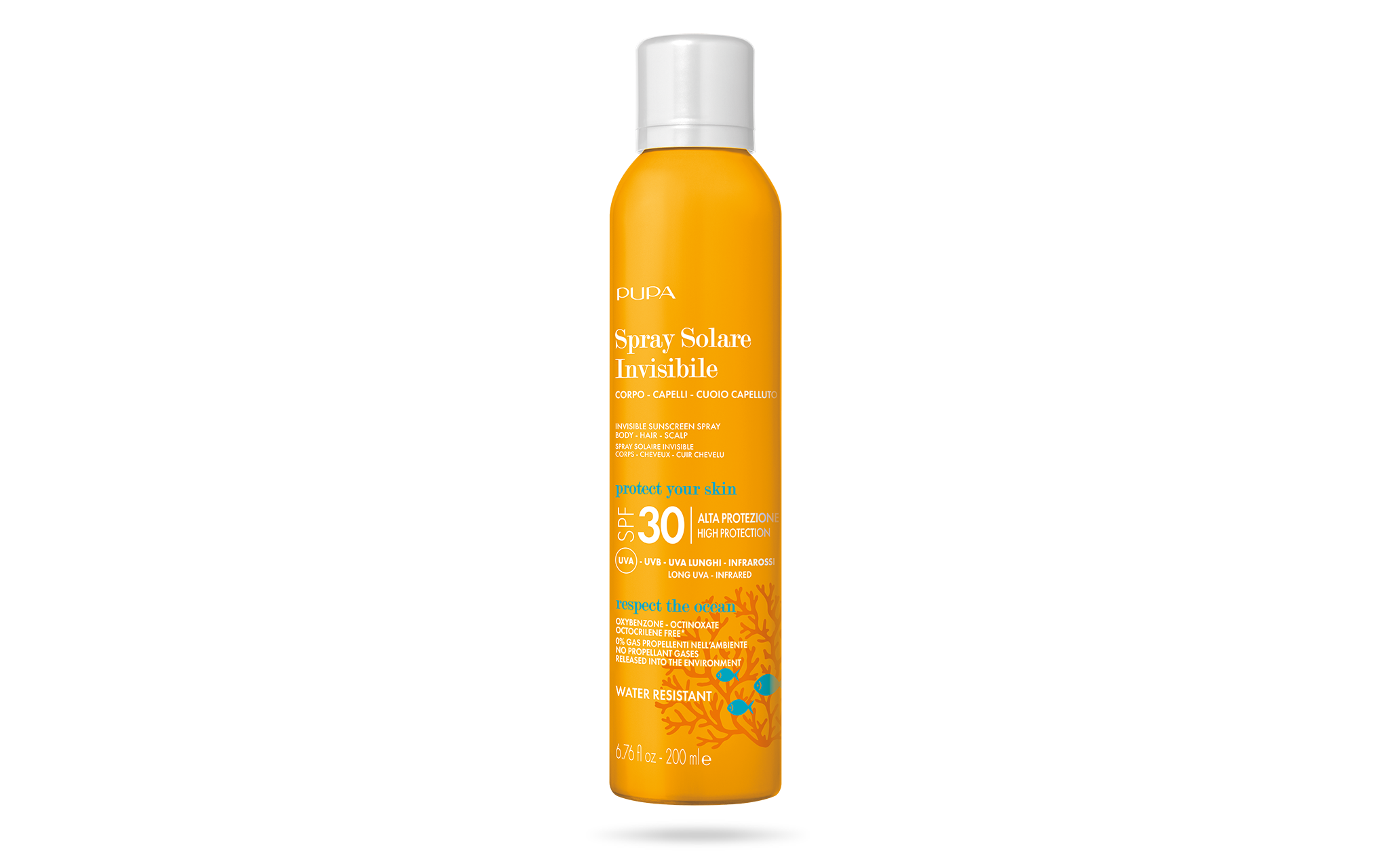 Invisible Sunscreen Spray SPF 30 (200 ml) - PUPA Milano